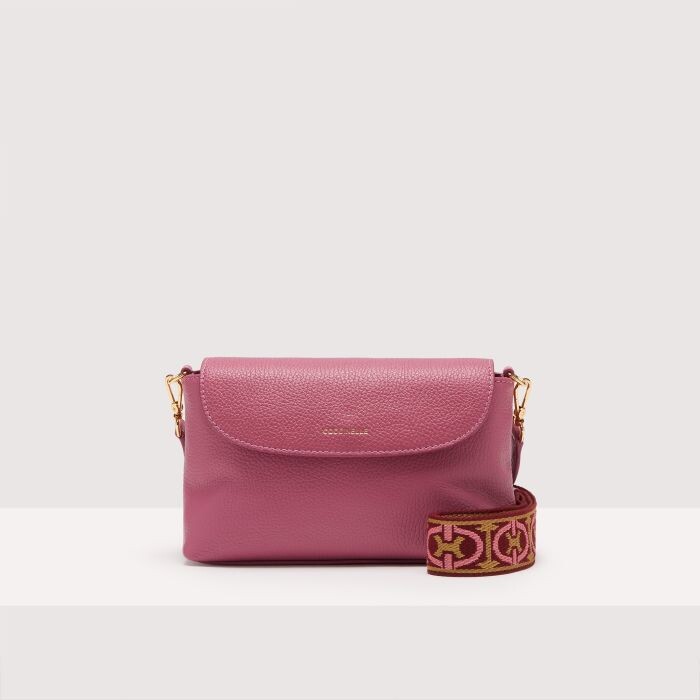 

Мини-сумка из зерненой кожи Coccinelle BAN, розовый