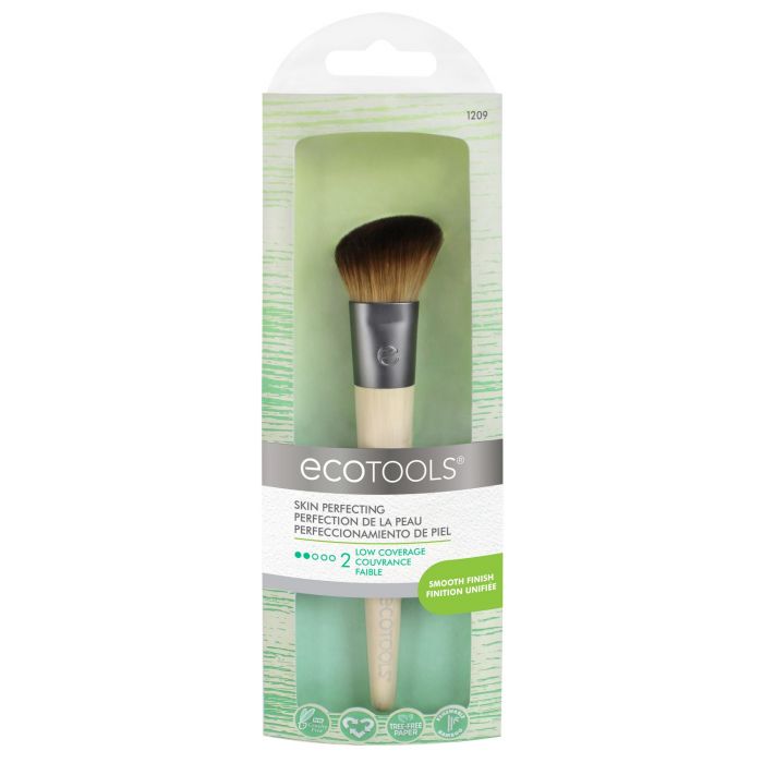 Косметическая кисть Skin Perfecting Brush Ecotools, 1 unidad массажер для лица ecotools нефритовый роллер для лица ecotools jade roller