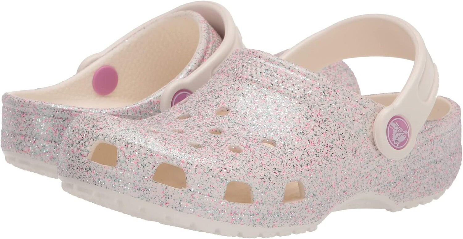 

Сабо Classic Glitter Clog Crocs, цвет Oyster/Unicorn