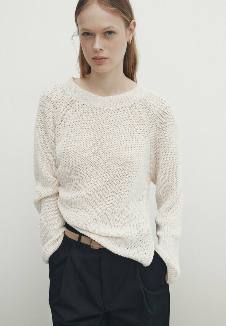 

Свитер Massimo Dutti, бежевый