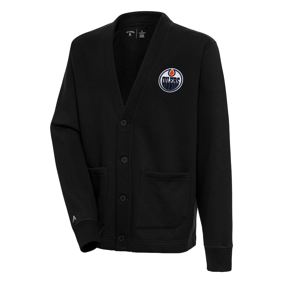 

Кардиган Antigua Edmonton Oilers, черный