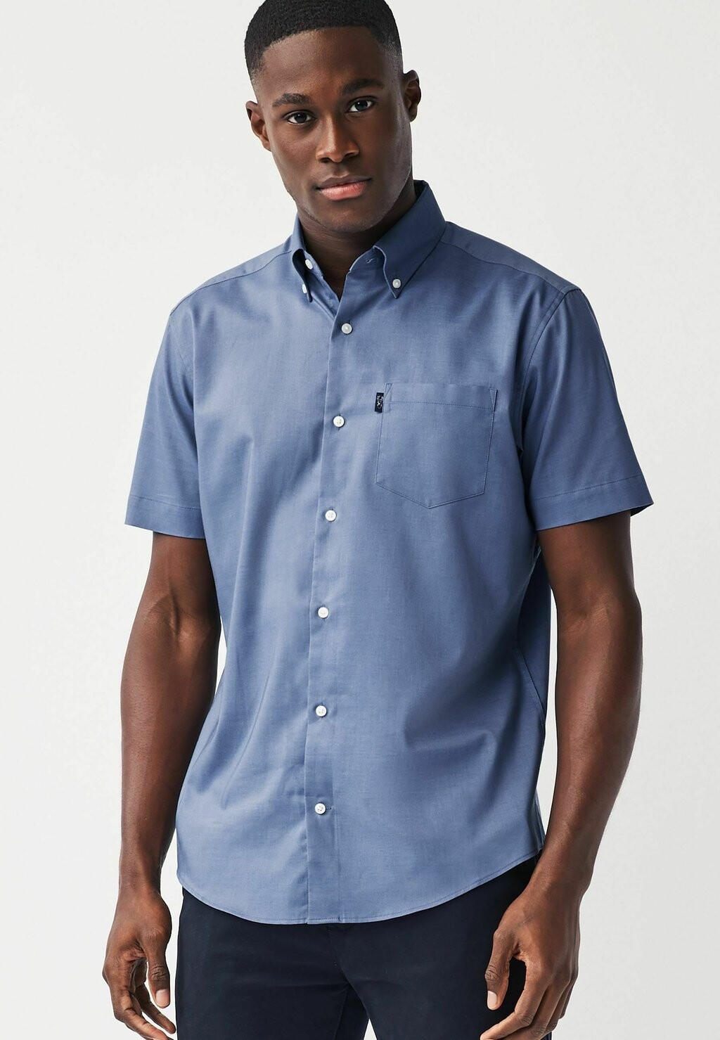 

Рубашка EASY OXFORD SHORT SLEEVE REGULAR FIT Next, цвет cornflower blue