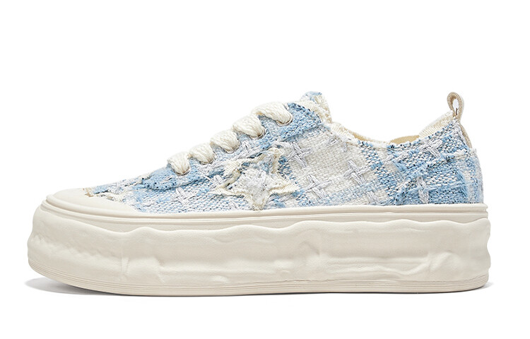 

Кроссовки Feiyue Lifestyle Shoes Women's Low-top Beige/Blue, бежевый/синий