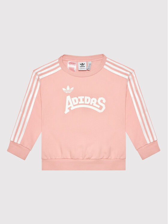 Толстовка свободного кроя Adidas, розовый толстовка свободного кроя adidas розовый