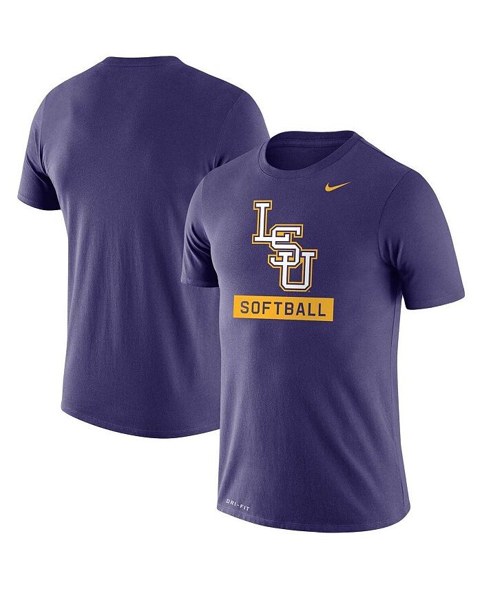 

Мужская фиолетовая футболка LSU Tigers Softball Drop Legend Performance Nike, фиолетовый