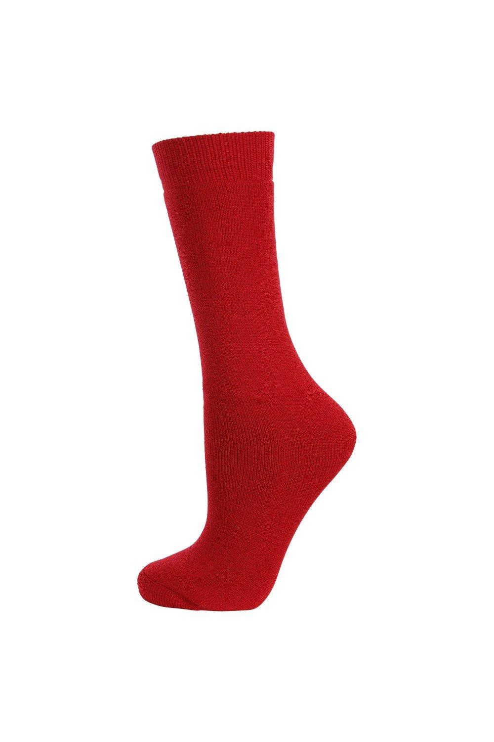 цена Трубчатые роскошные носки для лыжных трубок Trespass, красный