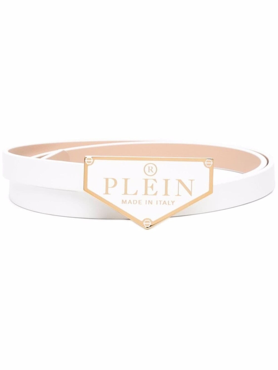 

Ремень Iconic Plein Philipp Plein, белый