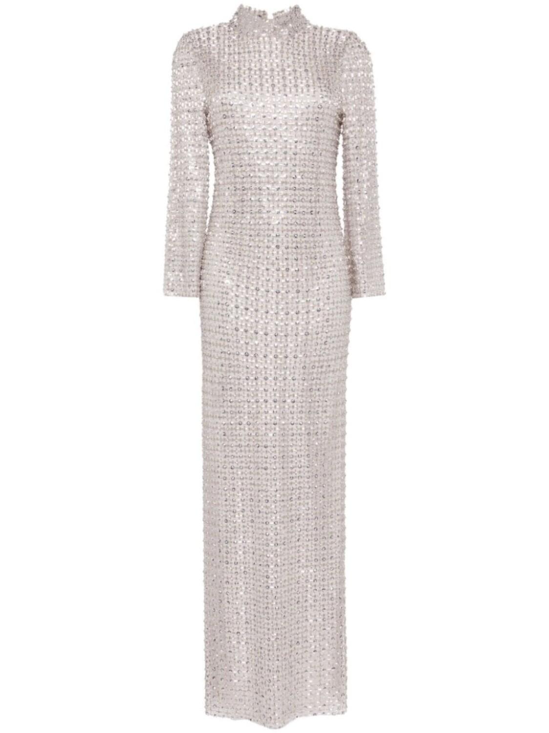

Jenny Packham вечернее платье Star Gazer с кристаллами, серый