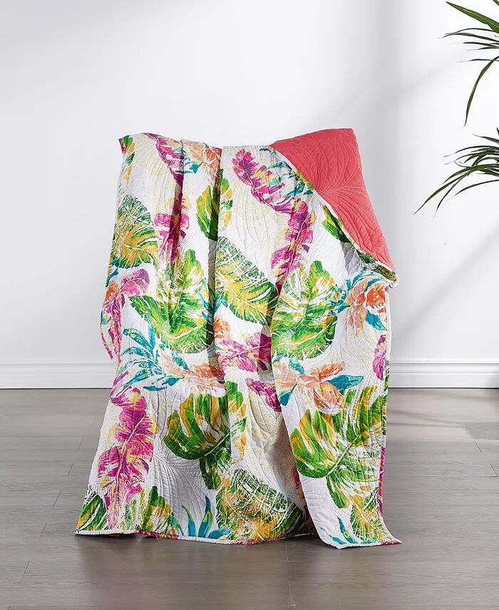 

Одеяло Tropics Coastal Palm, 50 x 60 дюймов Greenland Home Fashions, мультиколор