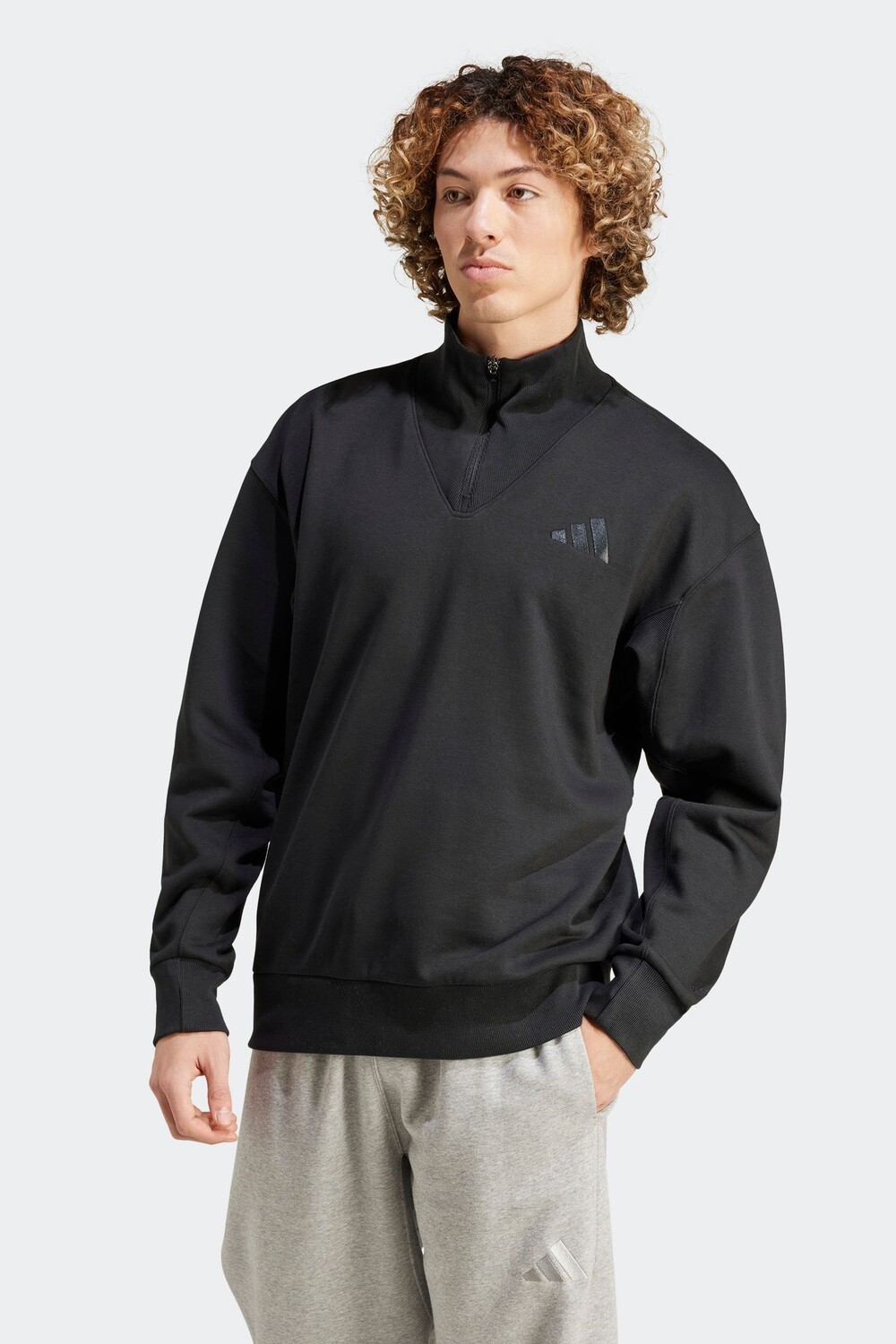 

Толстовка All szn 1/4z Adidas, черный