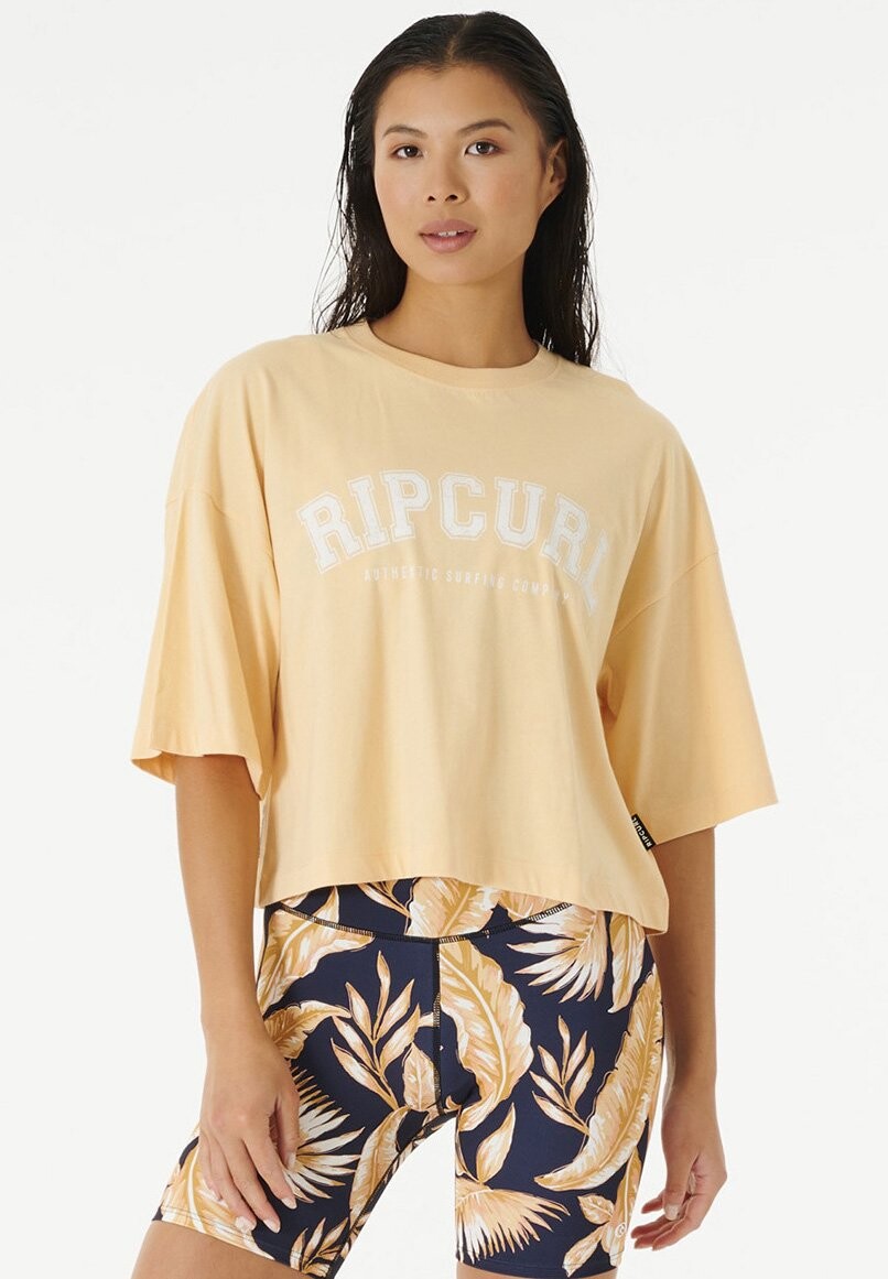 Футболка с принтом SEACELL CROP HERITAGE Rip Curl, цвет pale dogwood