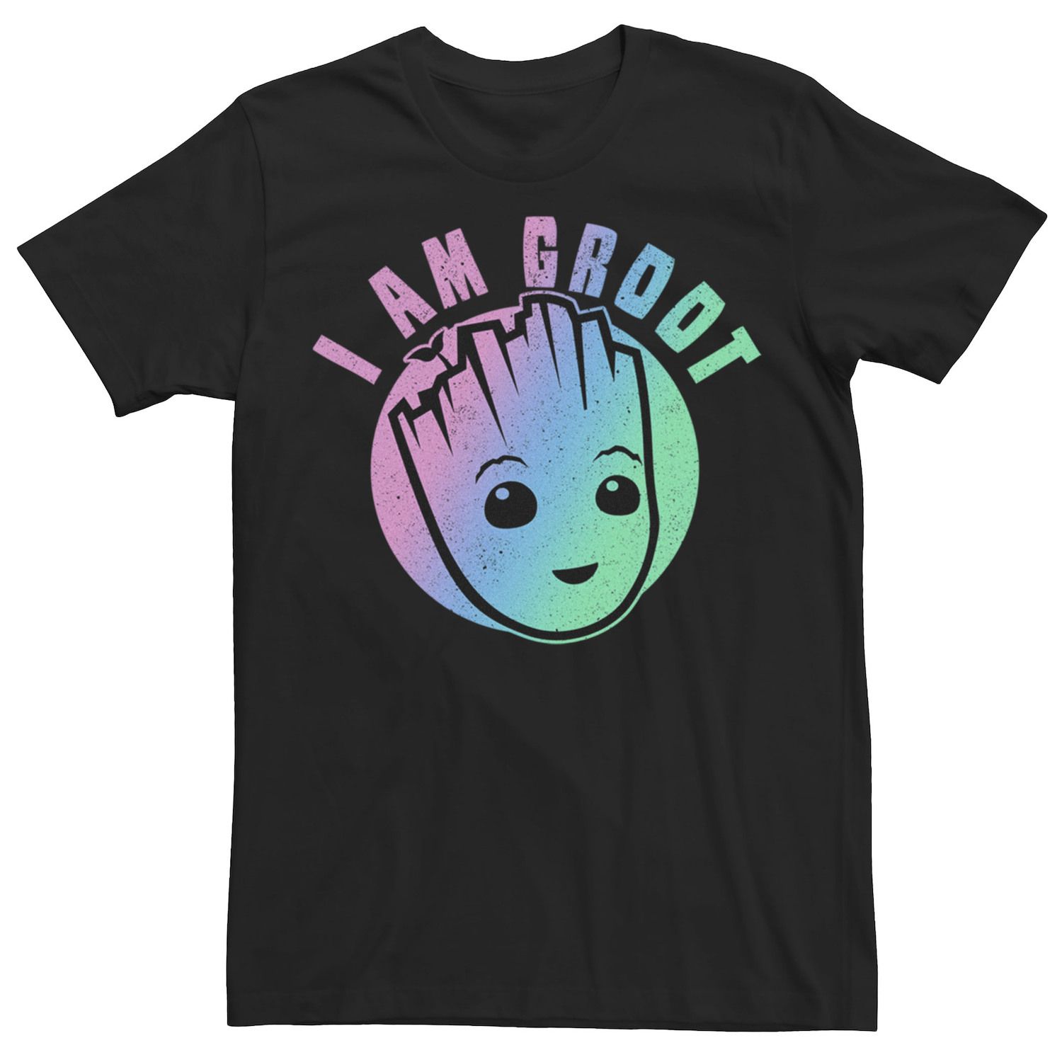 цена Мужская футболка Marvel I am Groot Rainbow Groot Face Licensed Character