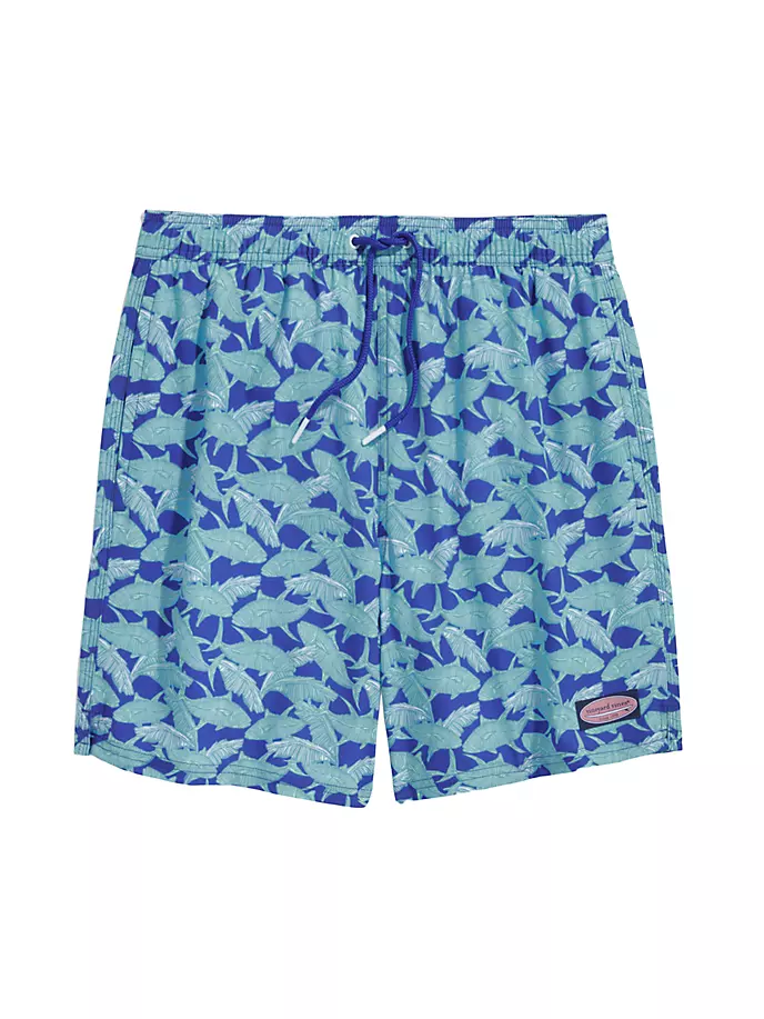 

7-дюймовые плавки Chappy с принтом Vineyard Vines, цвет tuna palm maritime