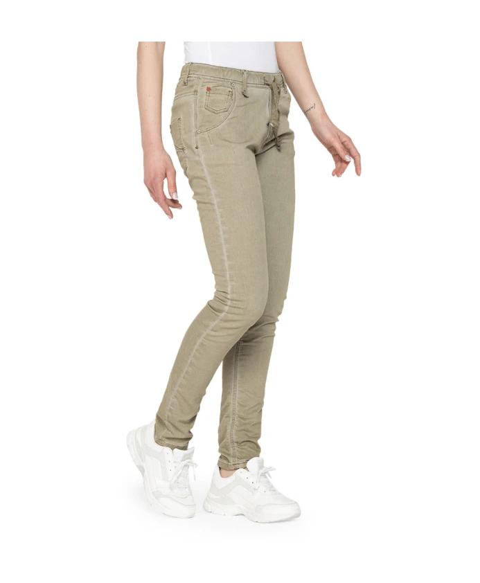 

Брюки узкого кроя с эластичным поясом Carrera Jeans, зеленый