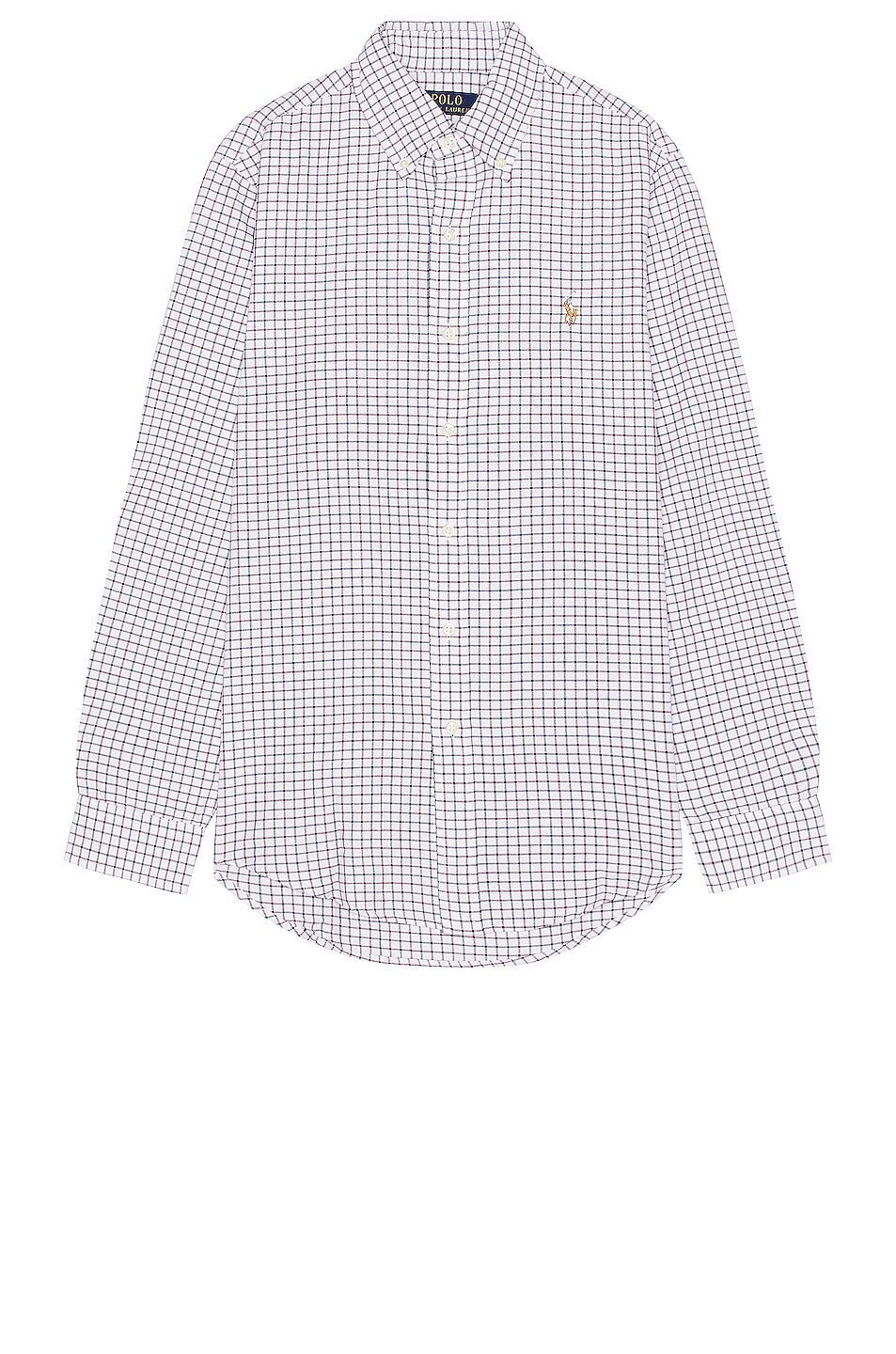 

Рубашка Polo Ralph Lauren Long Sleeve, цвет White & Wine