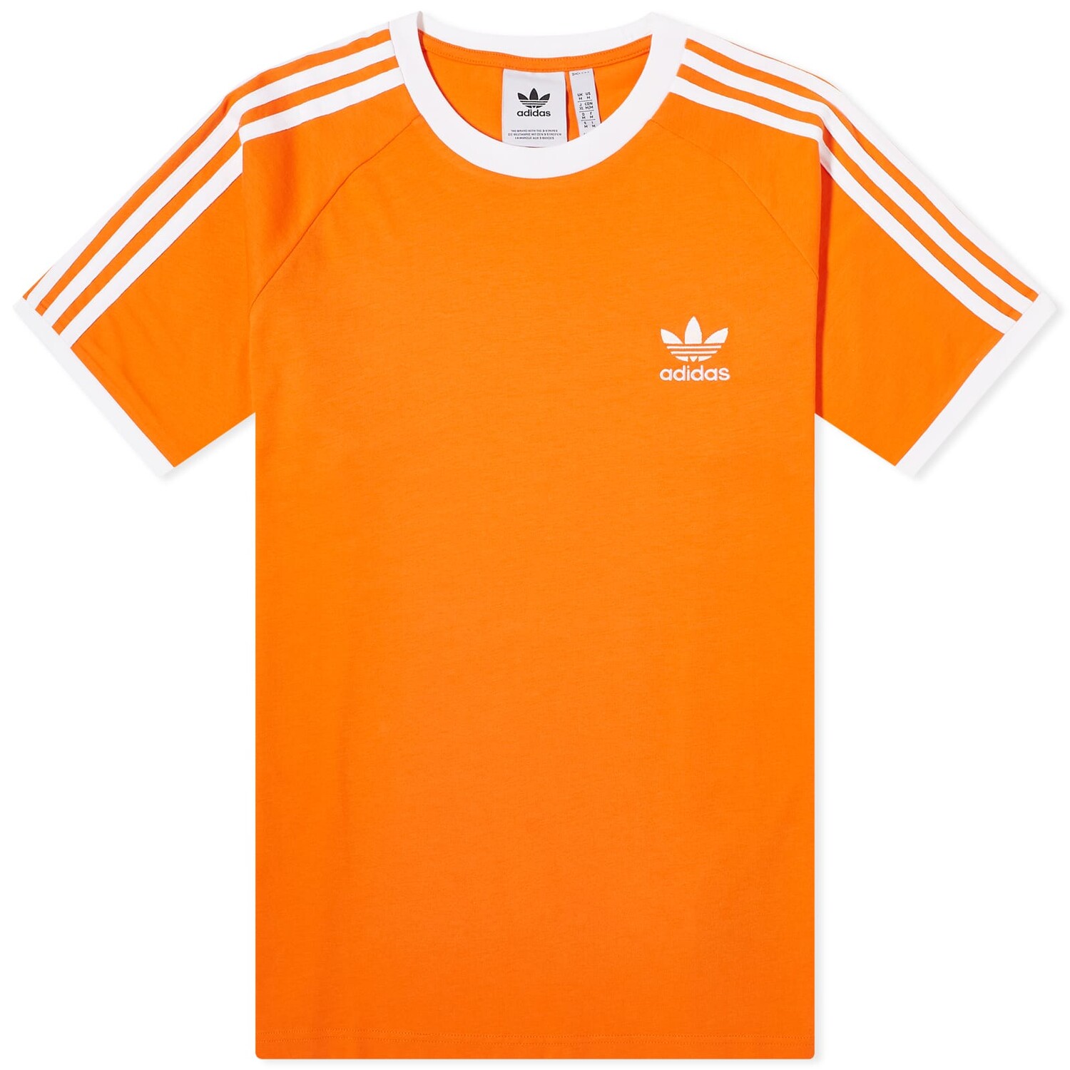 

Футболка Adidas 3 Stripes T-Shirt, оранжевый