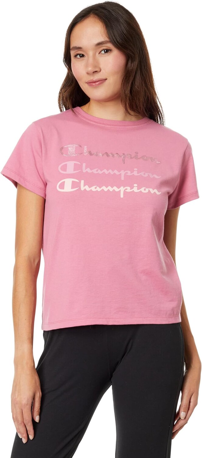 

Классическая футболка Champion, цвет Terracotta Pink