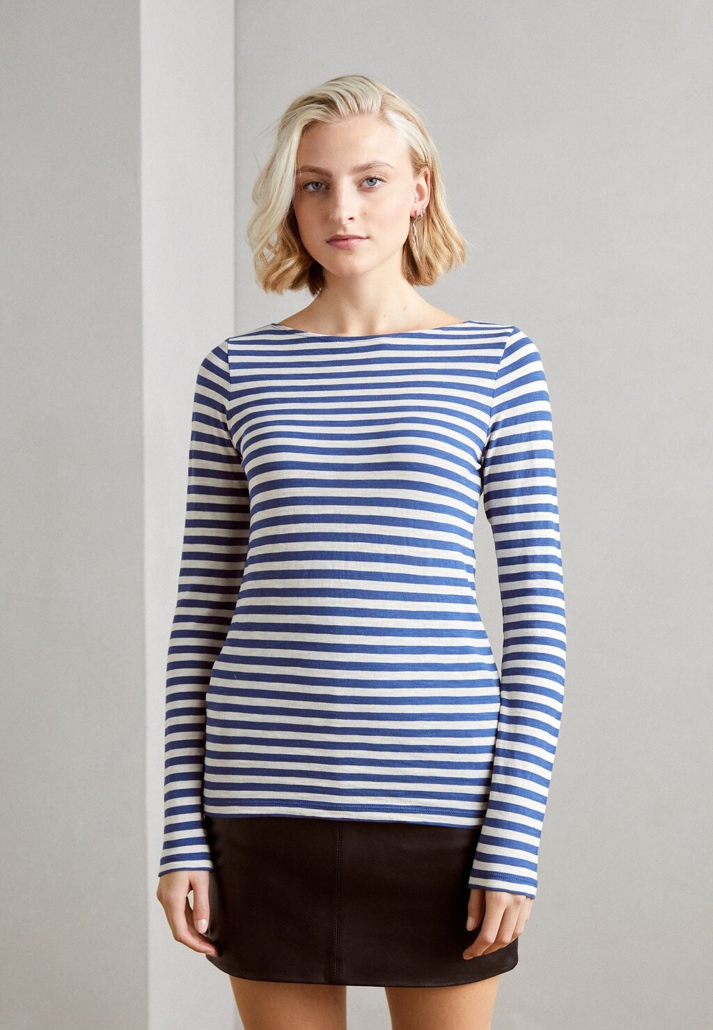 

Топ с длинными рукавами LONG SLEEVE BOAT NECK STRIPED Marc O'Polo, цвет multi/sping blue