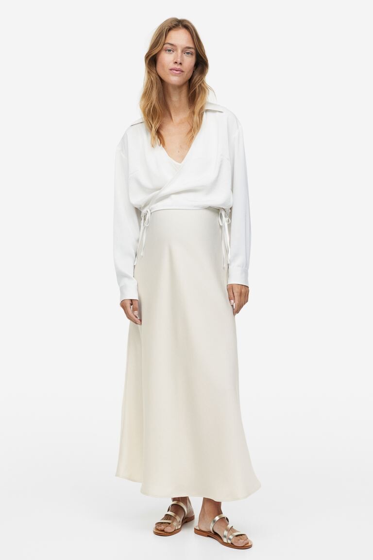 

МАМА Атласная юбка H&M
