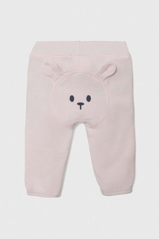

Хлопковые спортивные штаны для малышей United Colors of Benetton, розовый