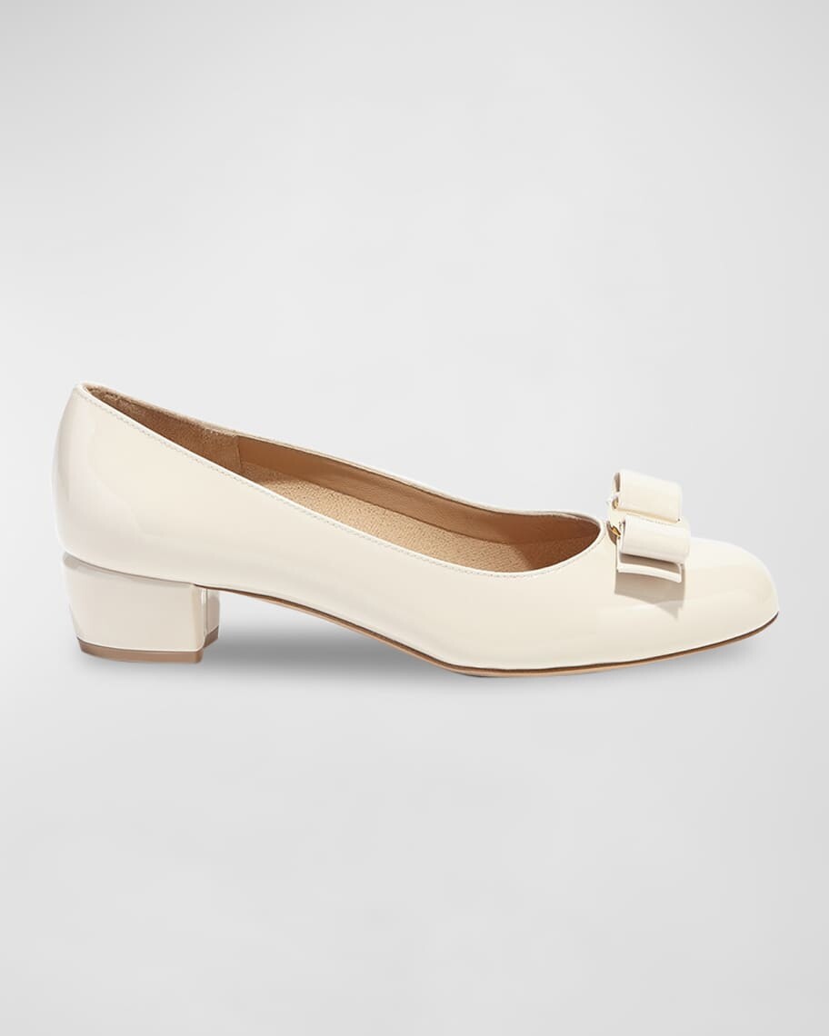 

Кожаные туфли-лодочки Vara с бантом Ferragamo