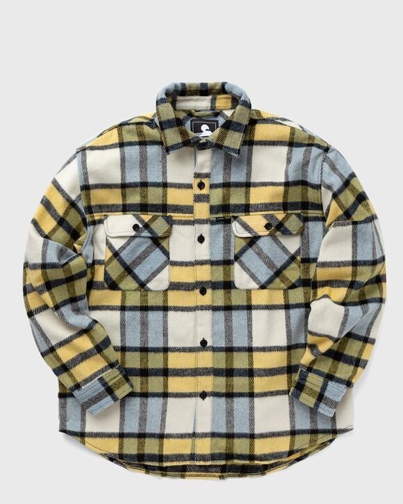 

Рубашка Edwin Jowen Overshirt Ls, цвет yellow / blue / black