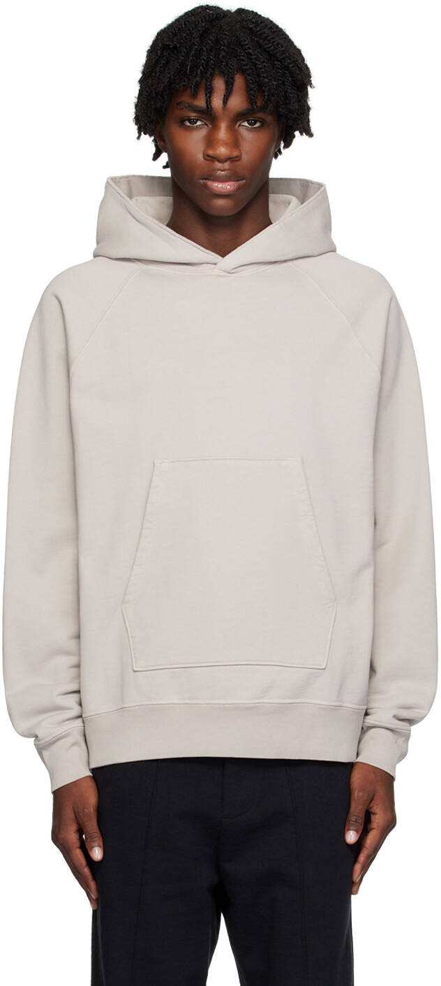 

Серый суперутяжеленный худи Lady White Co.