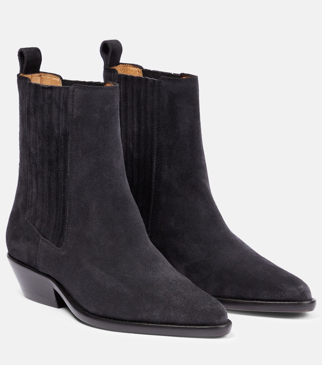 

Замшевые ботильоны Delena Isabel Marant, черный