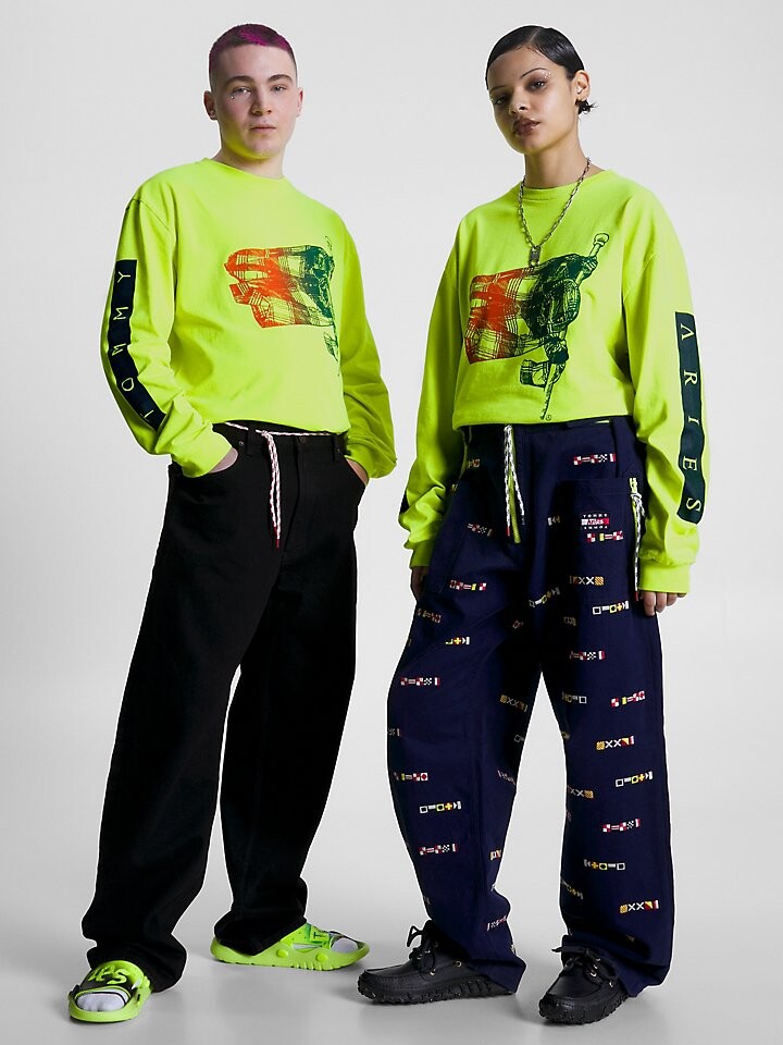 

Футболка с логотипом TOMMY X ARIES Tommy Jeans