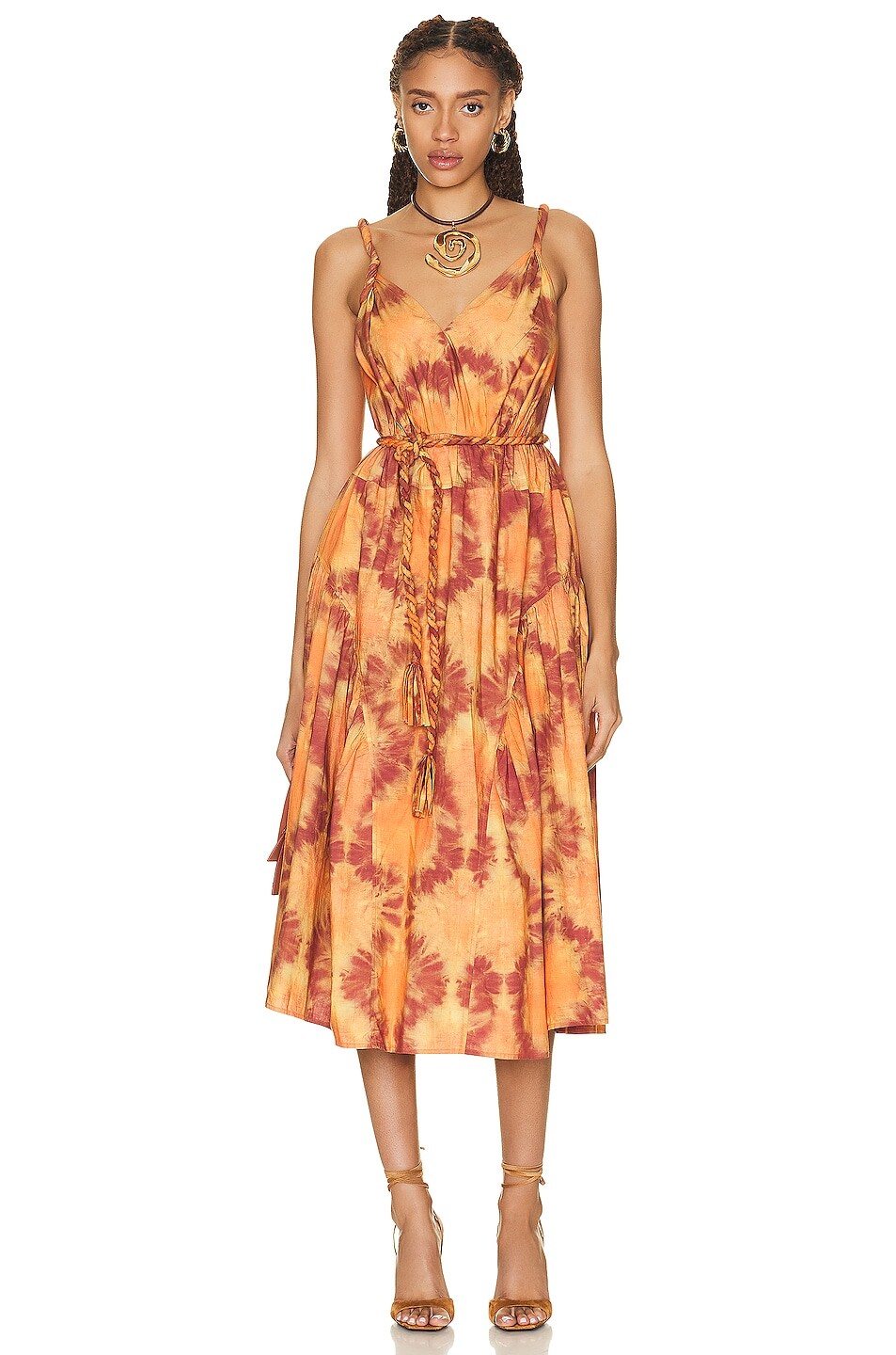 

Платье Ulla Johnson Valentina, цвет Red Topaz