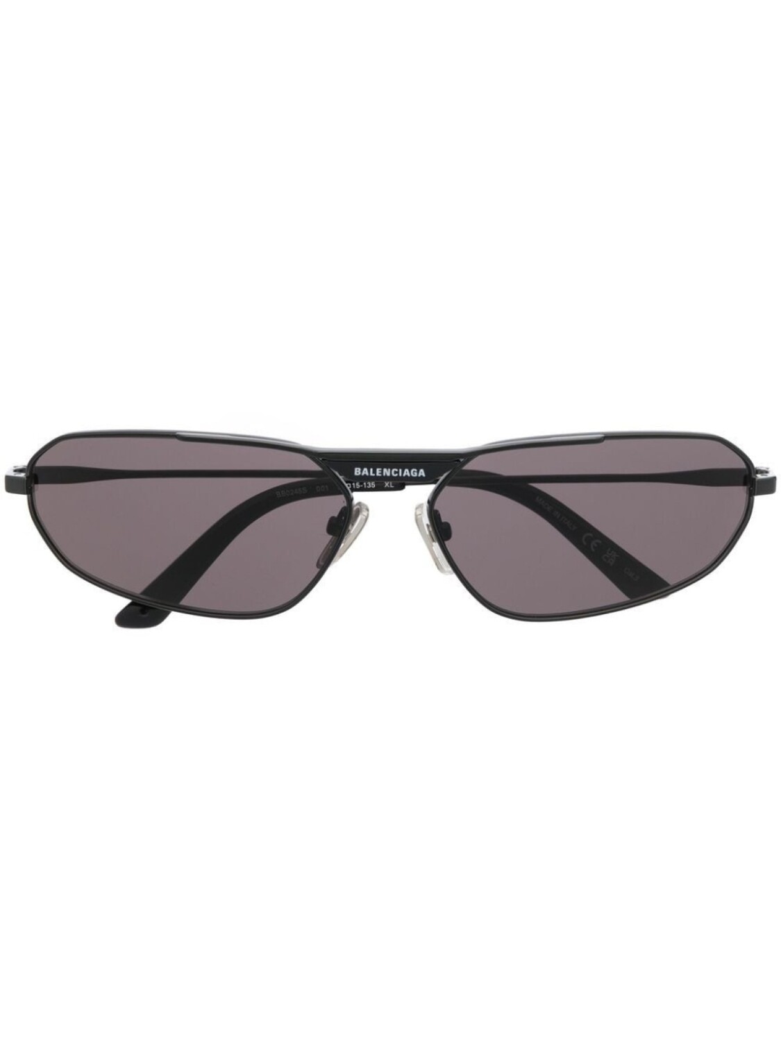 

Balenciaga Eyewear солнцезащитные очки в оправе 'кошачий глаз', черный
