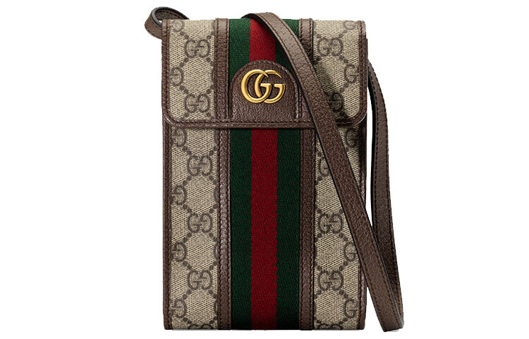 

Сумка Gucci Ophidia Mini, коричневый / зеленый / красный
