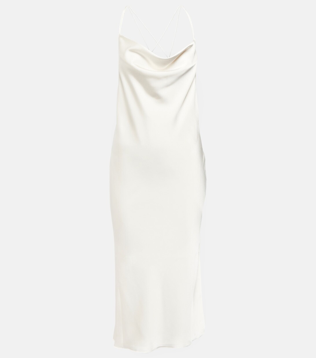 

Атласное платье-комбинация Bridal Grace ROTATE BIRGER CHRISTENSEN, нейтральный