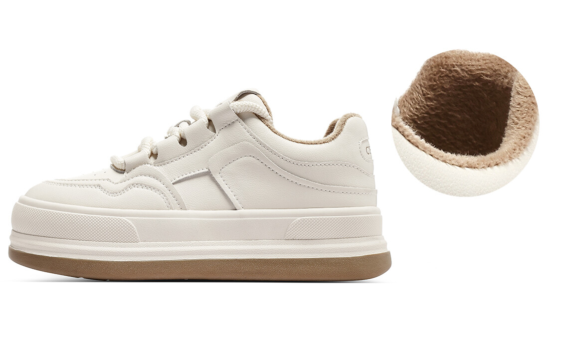 

Кроссовки C°BANNER Skateboarding Shoes Women's Low-top Beige, бежевый