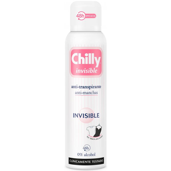 Дезодорант Desodorante Spray Invisible Chilly, 150 дезодорант кристалл crystal дезодорант твердый невидимый ваниль жасмин invisible soud deodorant
