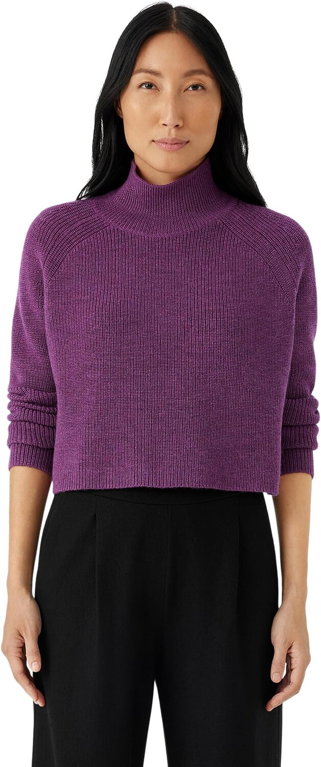 

Свитер Turtleneck Top Eileen Fisher, цвет Plum Blossom