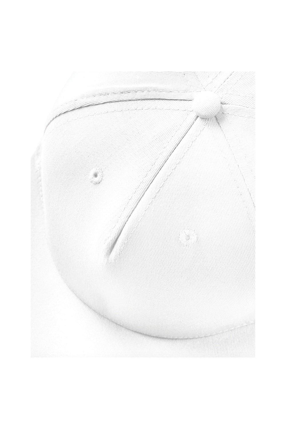 Рэперская кепка Snapback Beechfield, белый этикетка brother tze355 наклейка стандартная ламинированная