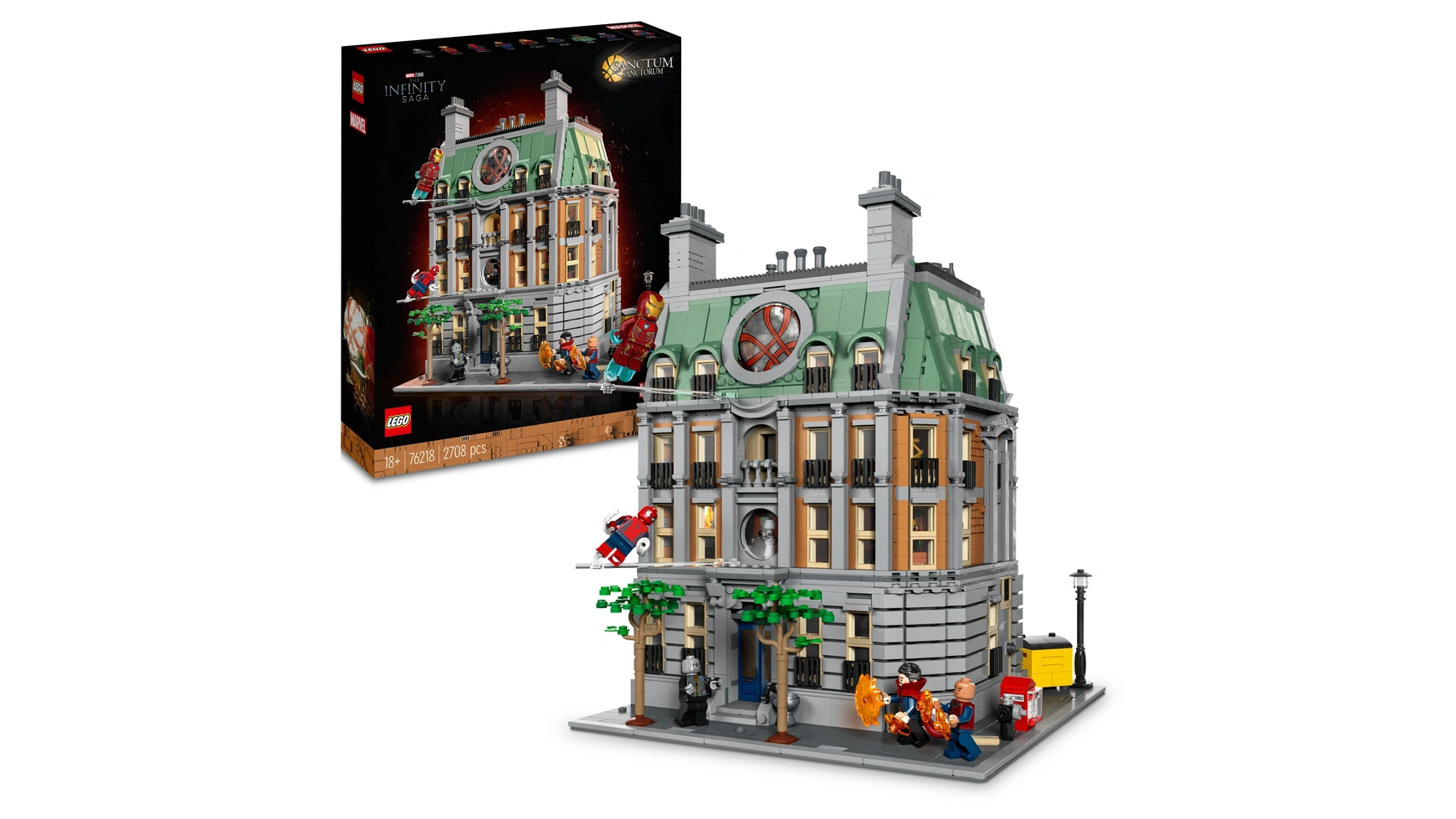 Lego Marvel Sanctum Sanctorum, Модульное здание, Доктор Стрэндж lego 76218 sanctum sanctorum