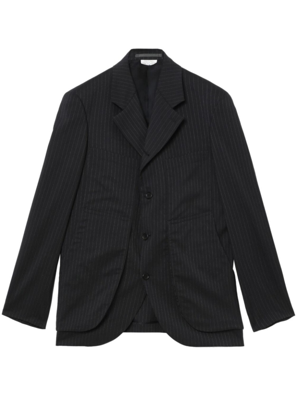 

Comme des Garçons Homme Deux шерстяной пиджак в тонкую полоску, серый