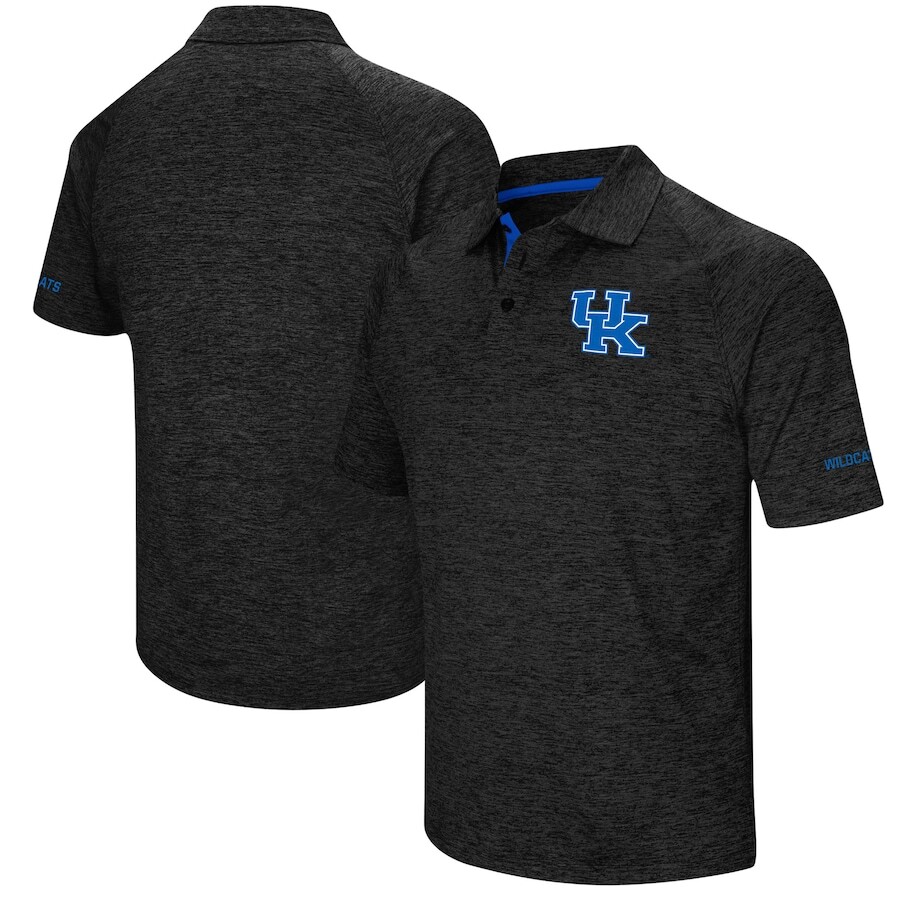 

Поло с коротким рукавом Colosseum Kentucky Wildcats, черный
