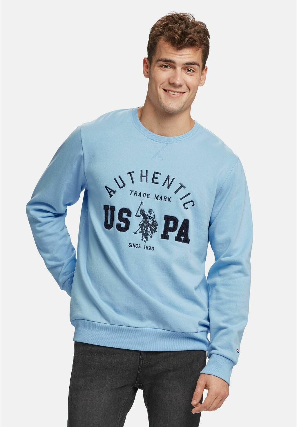 

Толстовка U.S. Polo Assn., цвет placid blue