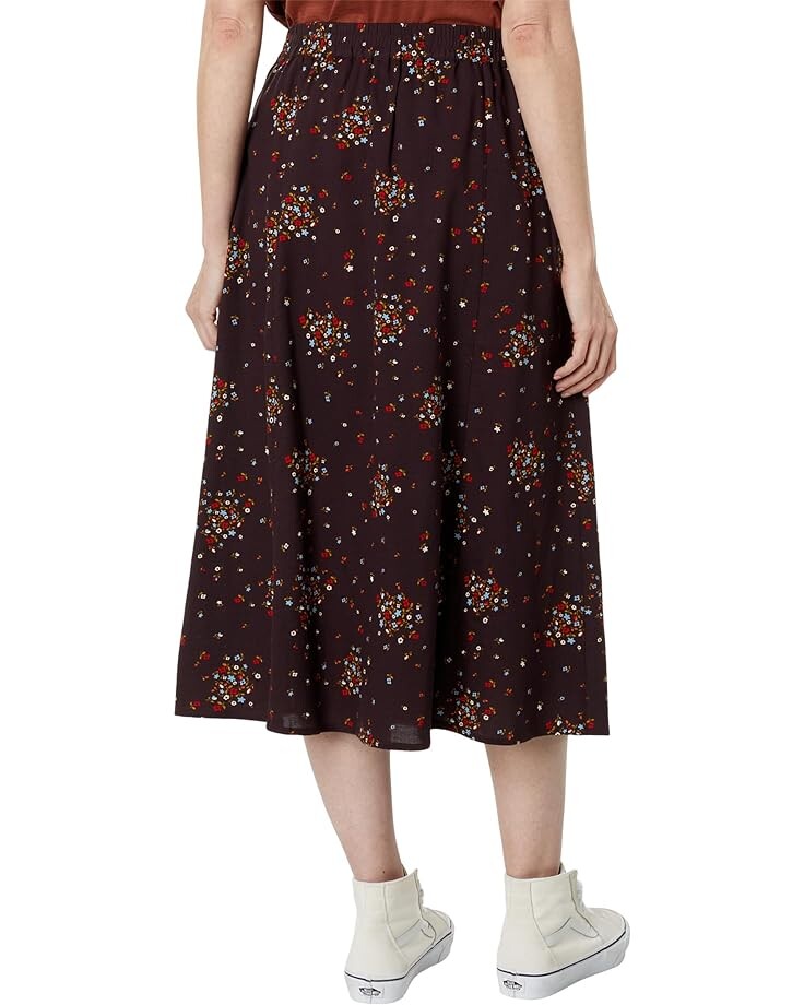 

Юбка Toad&Co Manzana Pull-On Skirt, цвет Carob Floral Print