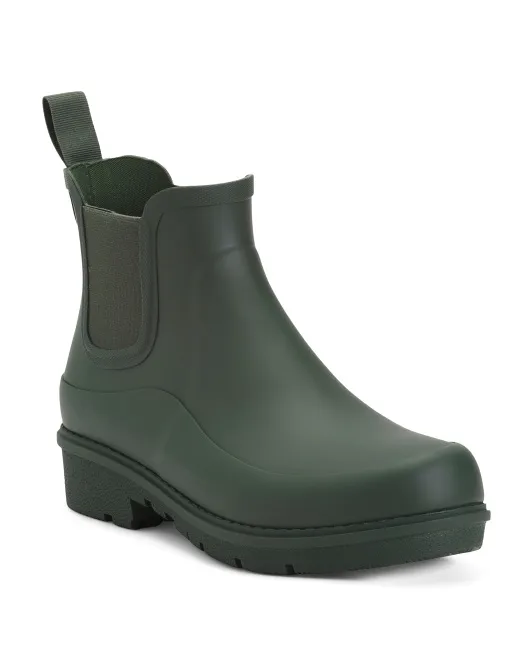 

Водонепроницаемые короткие дождевые сапоги Wonderwelly Fitflop, темно-зеленый