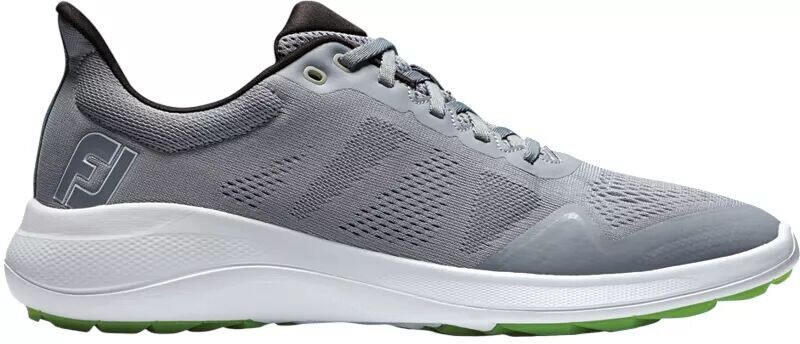 

Мужские кроссовки для гольфа FootJoy Flex без шипов 2021 (стиль предыдущего сезона), серый/лаймовый