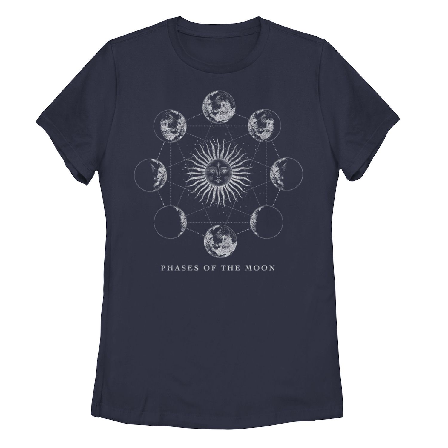 Детская футболка с рисунком «Фазы Луны»