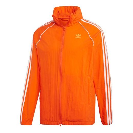 Куртка adidas originals Zipper Athleisure Casual Sports Jacket Orange Yellow, желтый