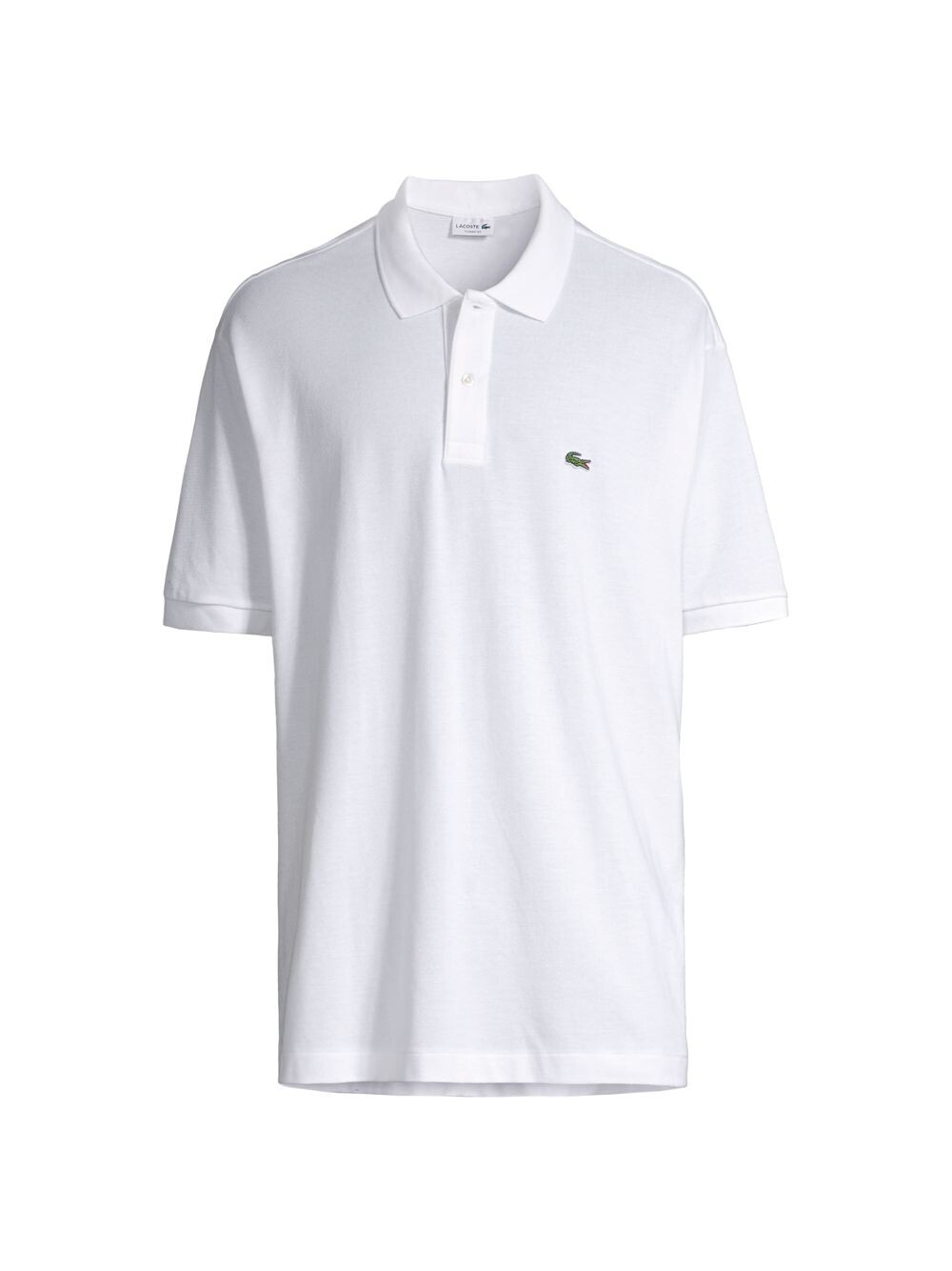 

Рубашка поло из хлопка с логотипом Lacoste, белый