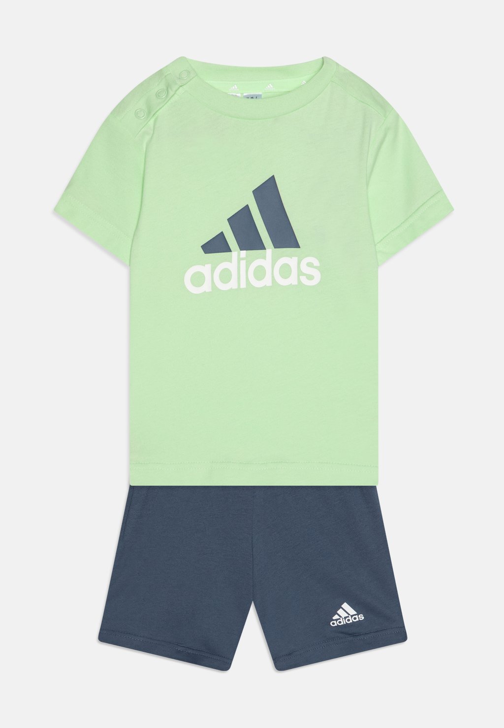 Футболка с принтом Unisex Set Adidas, цвет semi green spark/preloved ink