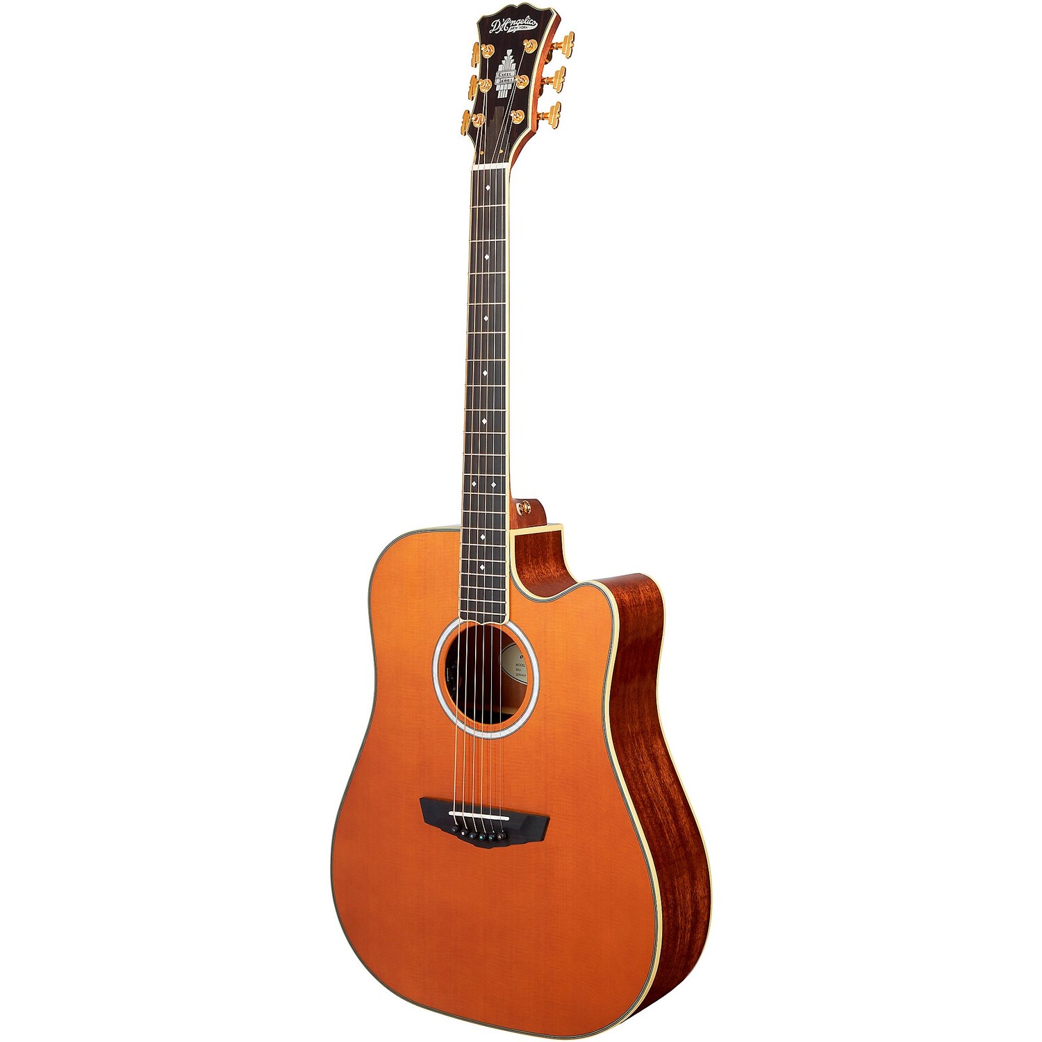 

Акустически-электрическая гитара D'Angelico Excel Bowery Dreadnought Vintage Natural