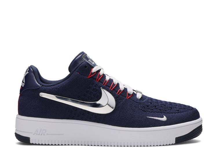 

Кроссовки Nike PATRIOTS X AIR FORCE 1 LOW ULTRA FLYKNIT '6X CHAMPS',, Черный